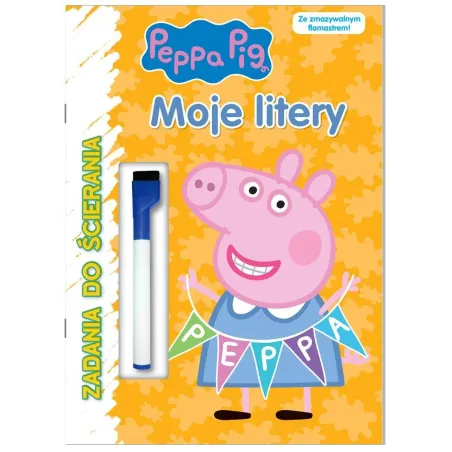 Świnka Peppa. Moje Litery. Zadania Do Ścierania