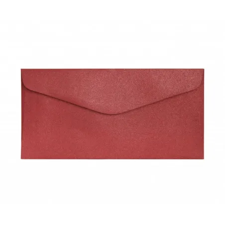 Koperta Dl Nk Czerwona Perłowa 10 Sztuk Argo