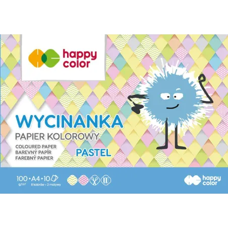 Kolorowy Papier Wycinanka 10 Arkuszy A4