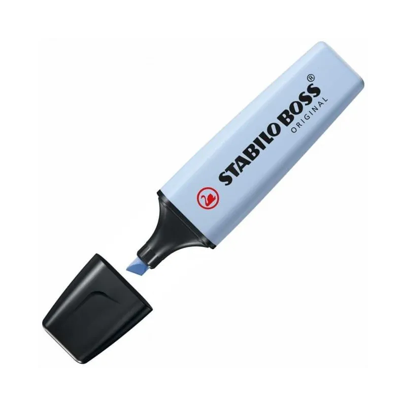 ZAKREŚLACZ PASTELOWY NIEBIESKI STABILO BOSS