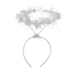 AUREOLA ANIOŁKA OPASKA NA GŁOWĘ 12 X 13 CM