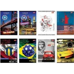 ZESZYT W LINIE Z MARGINESEM 60 KARTEK A5