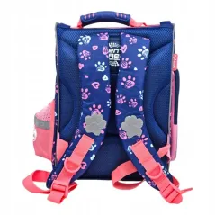 TORNISTER SZKOLNY GINGER KITTY KASETONOWY KOTEK DLA KLAS 1-3 ST. MAJEWSKI