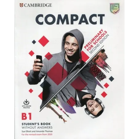Compact Preliminary For School B1 Student's Book Without Answers With Online Practice