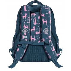 Plecak Szkolny 3-Komorowy Lazy Cats Dla Dzieci