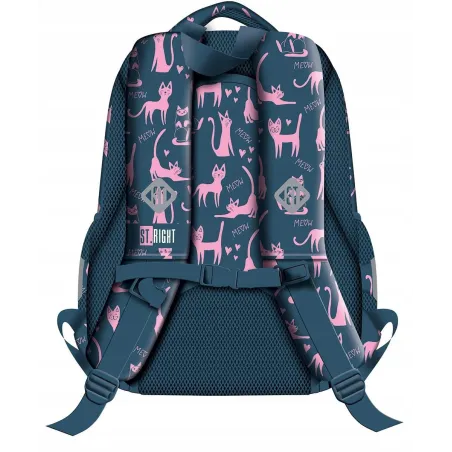 Plecak Szkolny 3-Komorowy Lazy Cats Dla Dzieci