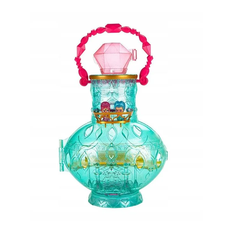 SHIMMER SHINE LAMPA DŻINÓW BUTELKA WALIZECZKA FISHER PRICE 3+ - Mattel