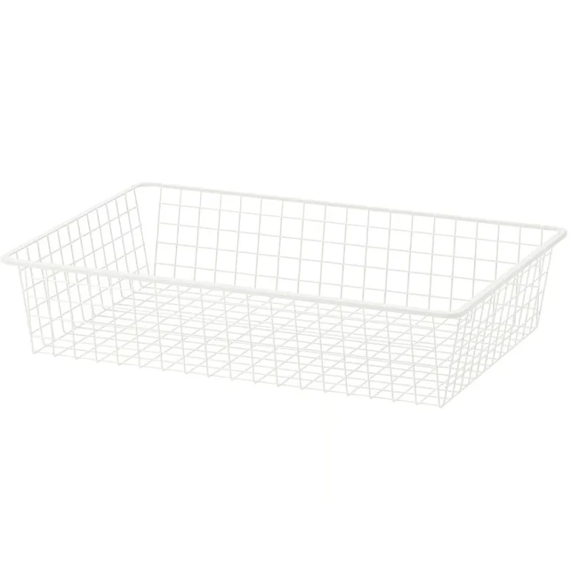 IKEA HJALPA KOSZ DRUCIANY WYSUWANY BIAŁY 80X55 CM – DO SYSTEMU PLATSA