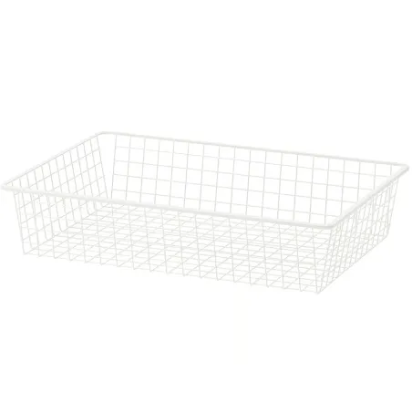 IKEA HJALPA KOSZ DRUCIANY WYSUWANY BIAŁY 80X55 CM – DO SYSTEMU PLATSA