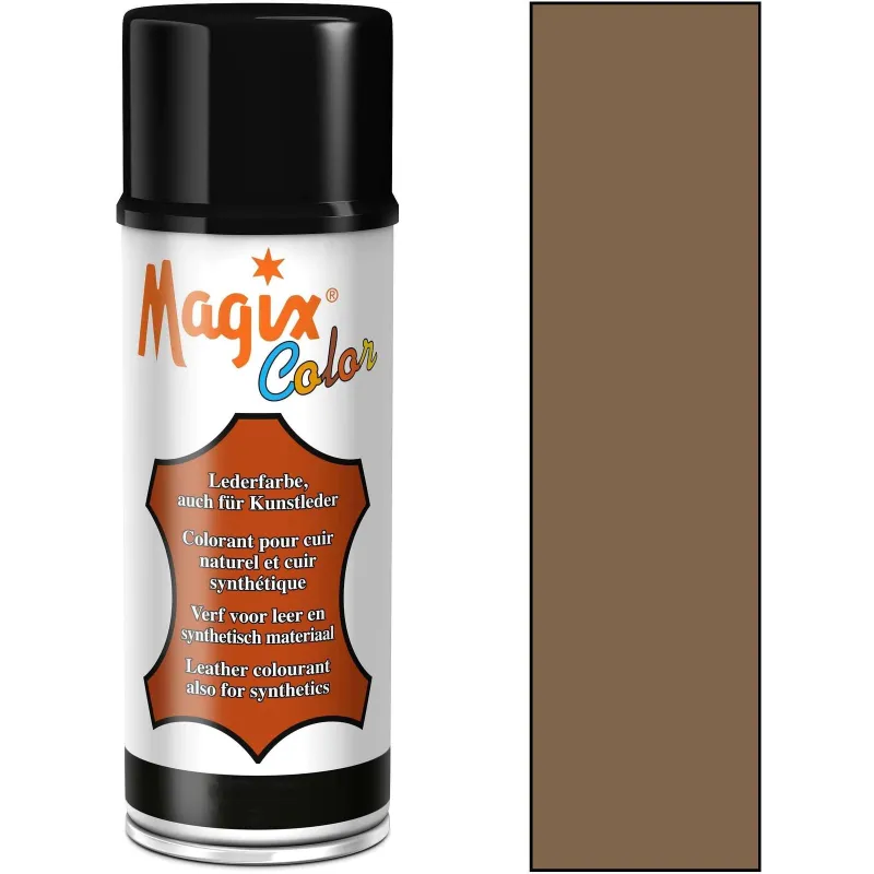 FARBA RENOWACYJNA DO OBUWIA, GALANTERII I TAPICERKI - MAGIX COLOR 180 ML BRUNATNY 640