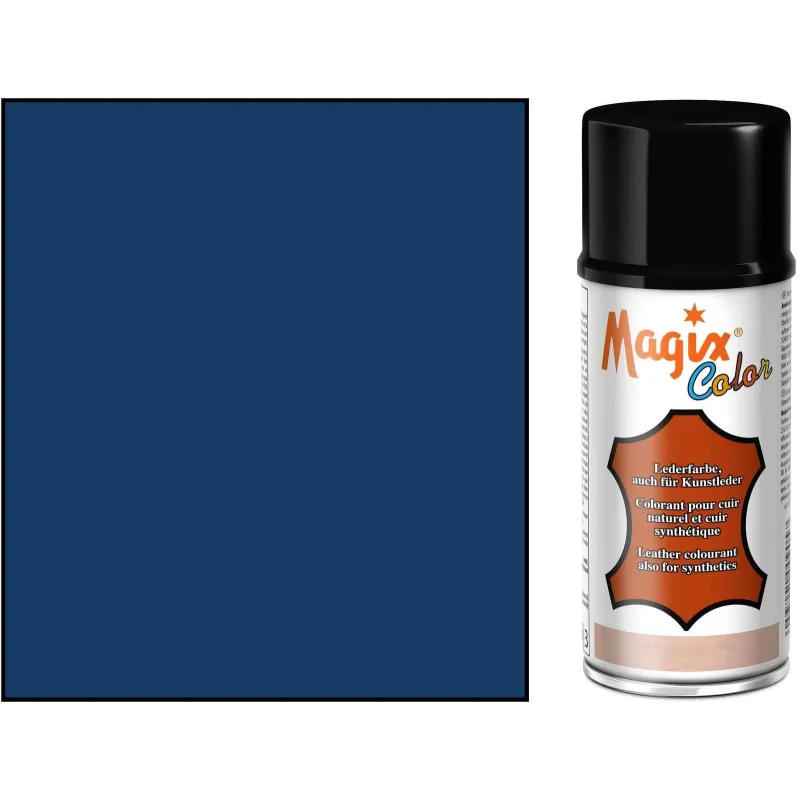 FARBA RENOWACYJNA DO OBUWIA, GALANTERII I TAPICERKI - BAMA MAGIX COLOR 180 ML SZAFIROWA 678