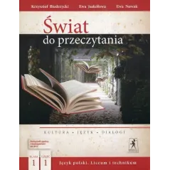 JĘZYK POLSKI 1 ŚWIAT DO PRZECZYTANIA PODRĘCZNIK 1 Ewa Jaskółowa, Krzysztof Biedrzycki, Ewa Nowak - Stentor