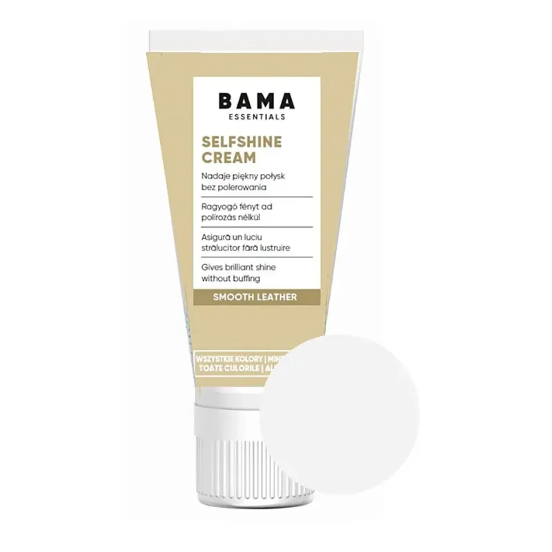 BEZBARWNA PASTA SAMONABŁYSZCZAJĄCA DO BUTÓW BAMA ESSENTIALS SELFSHINE CREAM 50 ML