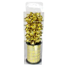 KOKARDA ROZETA NA BOŻE NARODZENIE ZŁOTA