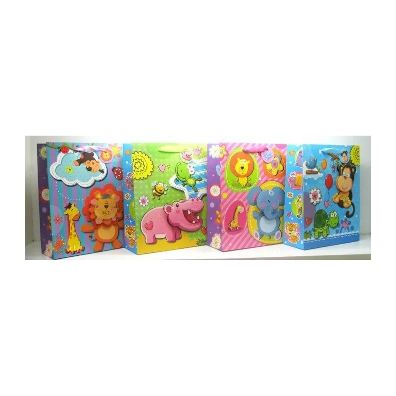 TOREBKA OZDOBNA PREZENTOWA ZWIERZĘTA 31 X 42 X 20 CM