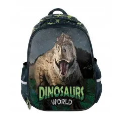 PLECAK SZKOLNY PREMIUM DINOSAUR PASO