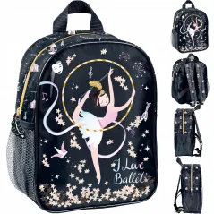 PLECAK DO PRZEDSZKOLA BALERINA LEKKI I FUNKCJONALNY NA WYCIECZKI PASO