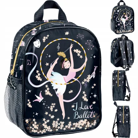 PLECAK DO PRZEDSZKOLA BALERINA LEKKI I FUNKCJONALNY NA WYCIECZKI PASO