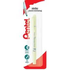 DWUSTRONNY ZAKREŚLACZ PENTEL PASTELOWY ŻÓŁTY