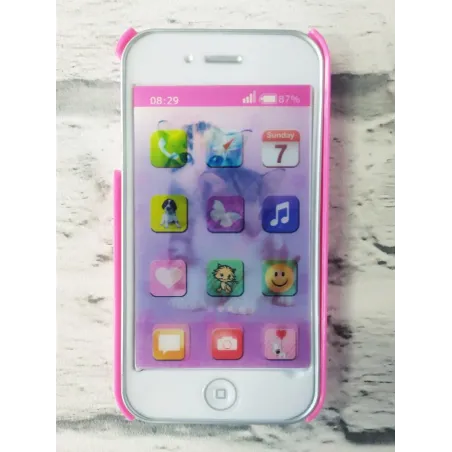 Telefon Zabawka Iphone + Etui + Naklejki