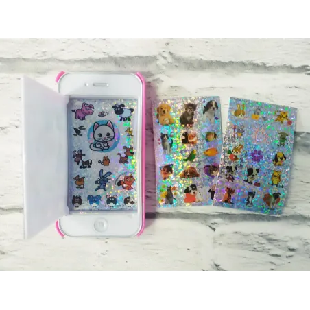 Telefon Zabawka Iphone + Etui + Naklejki