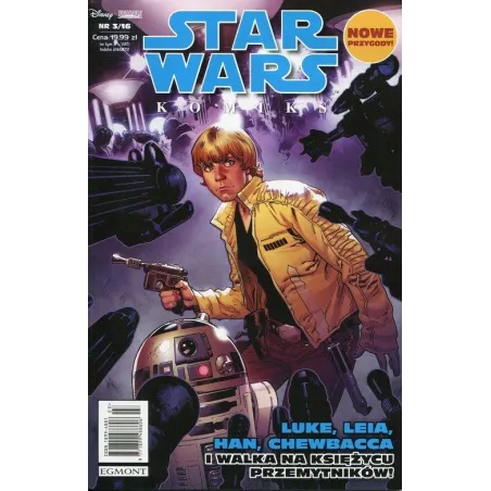 LUKE, LEILA, HAN, CHEWBACCA I WALKA NA KSIĘŻYCU PRZEMYTNIKÓW! STAR WARS KOMIKS 3/16 - Egmont