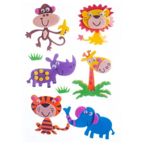 Naklejki Dekoracyjne Zoo Zwierzątka 3D Astra