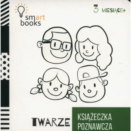 TWARZE. KSIĄŻECZKA POZNAWCZA 3M+ - Smart Books