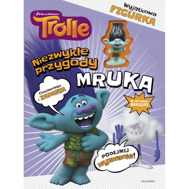 TROLLE NIEZWYKŁE PRZYGODY + FIGURKA Adrianna Zabrzewska - Egmont