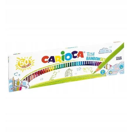KREDKI OŁÓWKOWE CARIOCA TITA 50 KOLORÓW