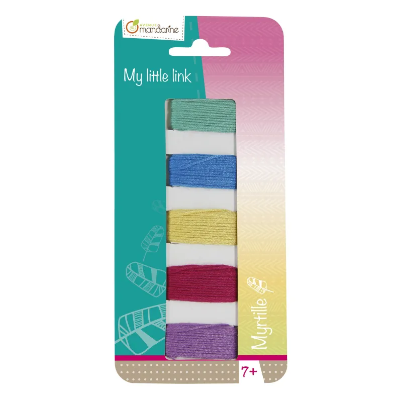 BRANSOLETKA SZNURKOWA DO SAMODZIELNEGO WYKONANIA AVENUE MANDARINE 7+