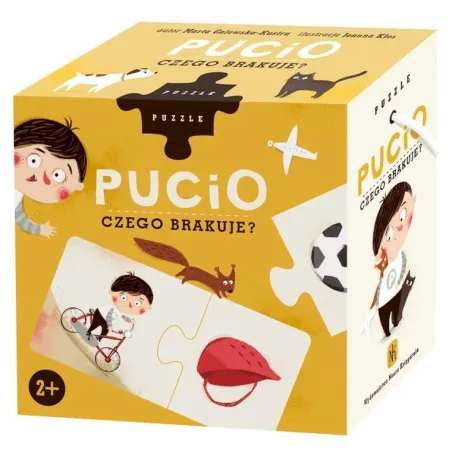 PUCIO CZEGO BRAKUJE? PUZZLE 20 ELEMENTÓW 2+