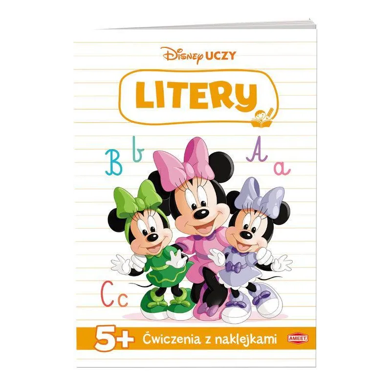 DISNEY LILO I STITCH. CYFRY. ĆWICZENIA Z NAKLEJKAMI 5+