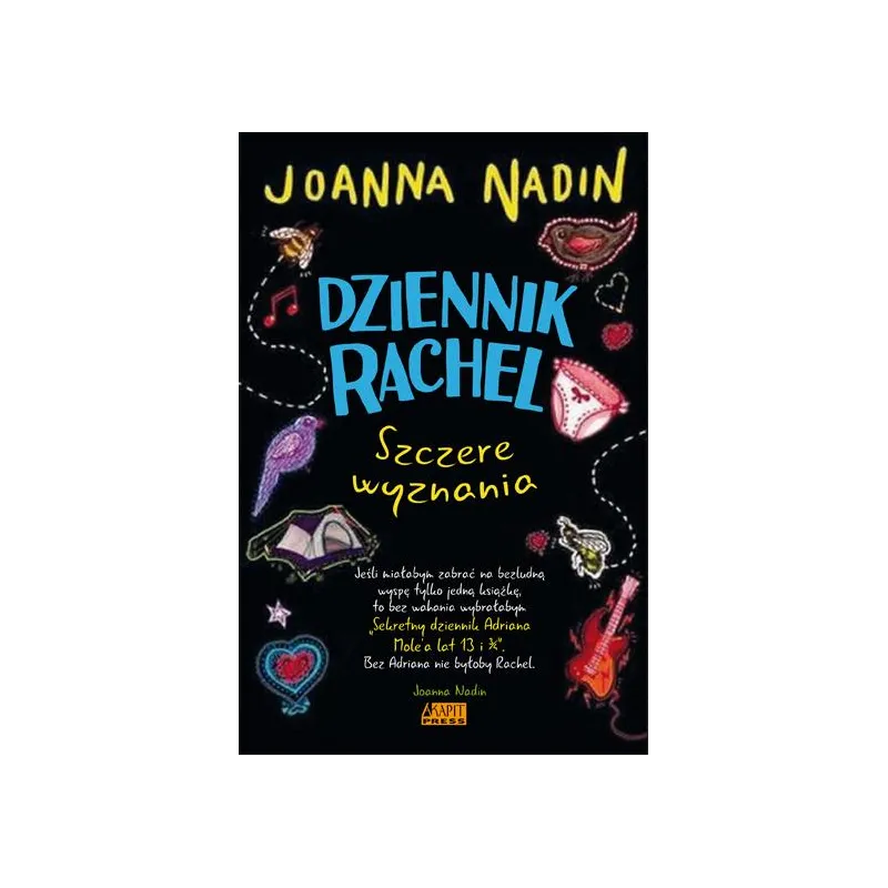 SZCZERE WYZNANIA DZIENNIK RACHEL Joanna Nadin - Akapit Press