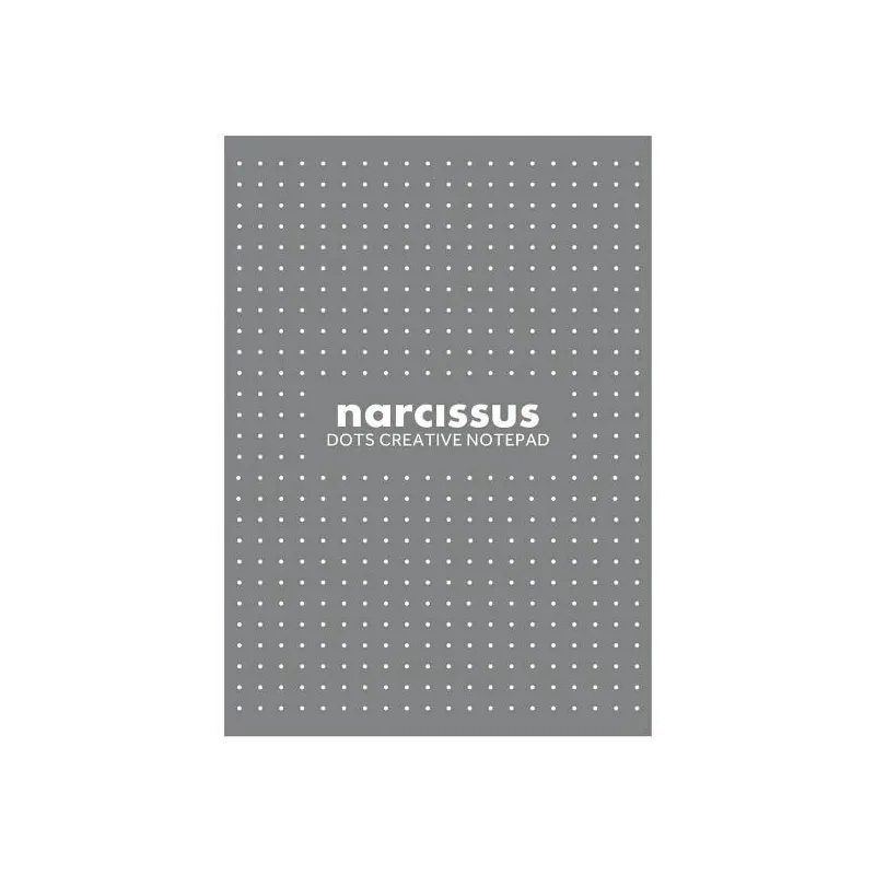 BLOK BIUROWY W KROPKI 60 KARTEK SZARY NARCISSUS A4