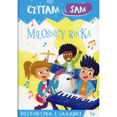 MIŁOŚNICY ROCKA HISTORYJKA I ZAGADKI CZYTAM SAM 7+ - Olesiejuk