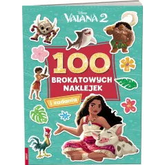 Vaiana 2 100 brokatowych naklejek NB9106