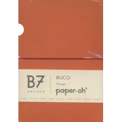 Notatnik B7 Paperoh Buco Orange gładki