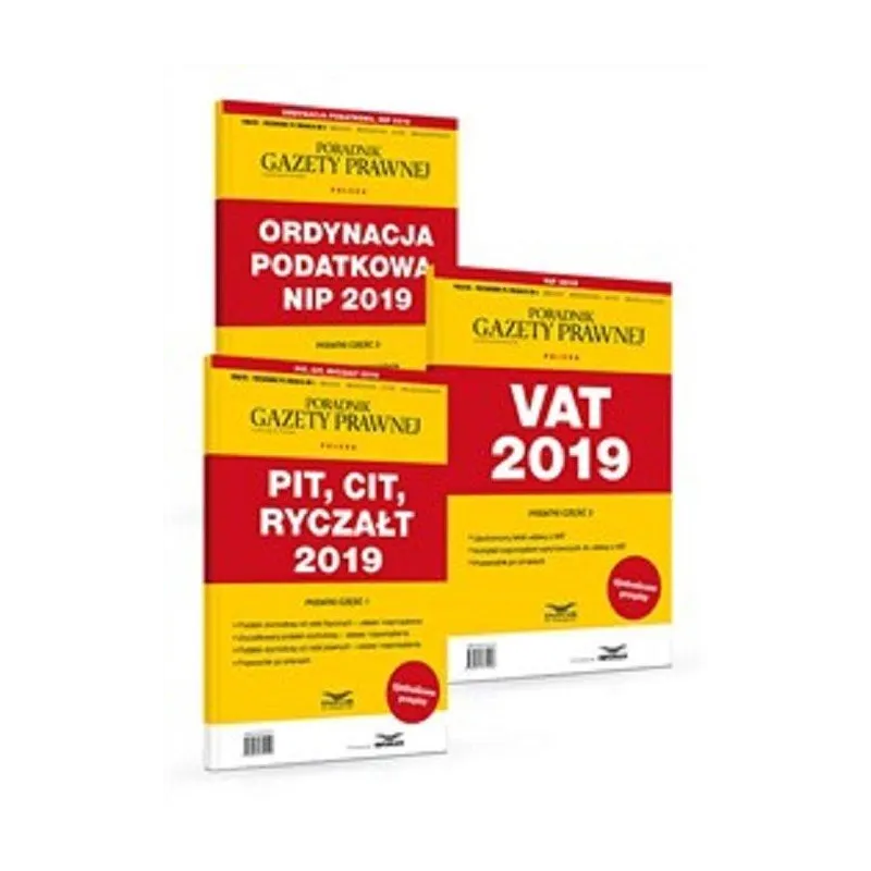 PITCITRyczałt 2019  VAT 2019Ordynacja podatkowaNIP 2019