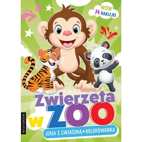 Zwierzęta W Zoo Kolorowanka