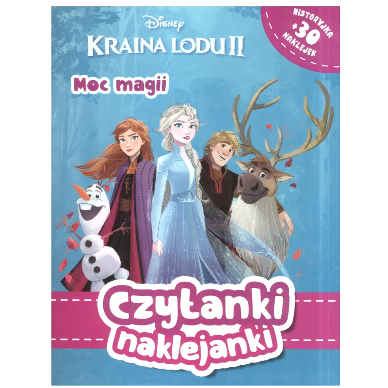 DISNEY KRAINA LODU MOC MAGII CZYTANKI NAKLEJANKI 3+ - Olesiejuk