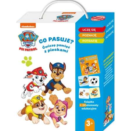 Co pasuje Psi Patrol. Uczę się poznaję potrafię