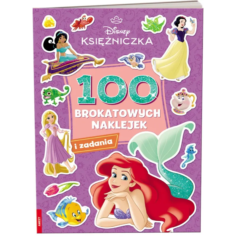 Disney Księżniczka 100 brokatowych naklejek NB9108