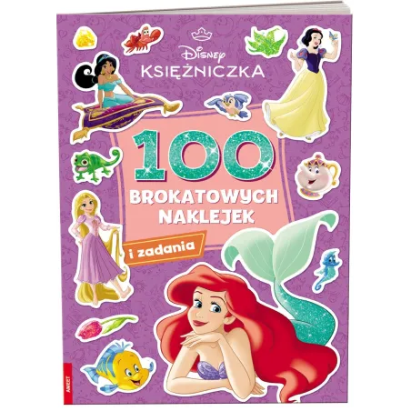Disney Księżniczka. 100 Brokatowych Naklejek