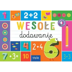 WESOŁE DODAWANIE Z NAKLEJKAMI - Trele