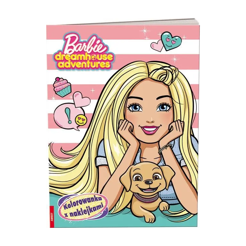 BARBIE DREAMHOUSE ADVENTURES KOLOROWANKA Z NAKLEJKAMI 