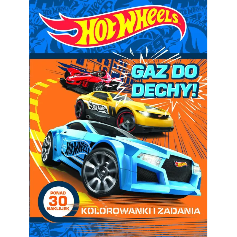 HOT WHEELS GAZ DO DECHY KOLOROWANKI I ZADANIA - Olesiejuk