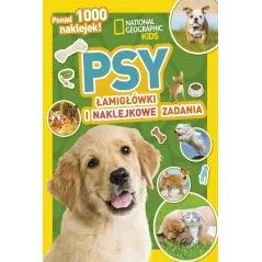 NATIONAL GEOGRAPHIC KIDS PSY ŁAMIGŁÓWKI I NAKLEJKOWE ZADANIA 