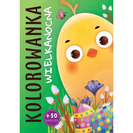 Wielkanocna Kolorowanka  Z Naklejkami