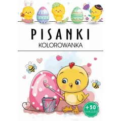 PISANKI. KOLOROWANKA Z NAKLEJKAMI